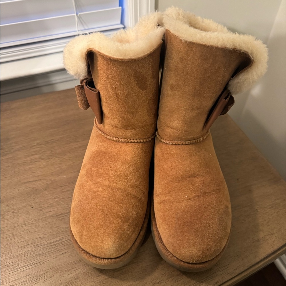 Tan Ugg Shearling Boots